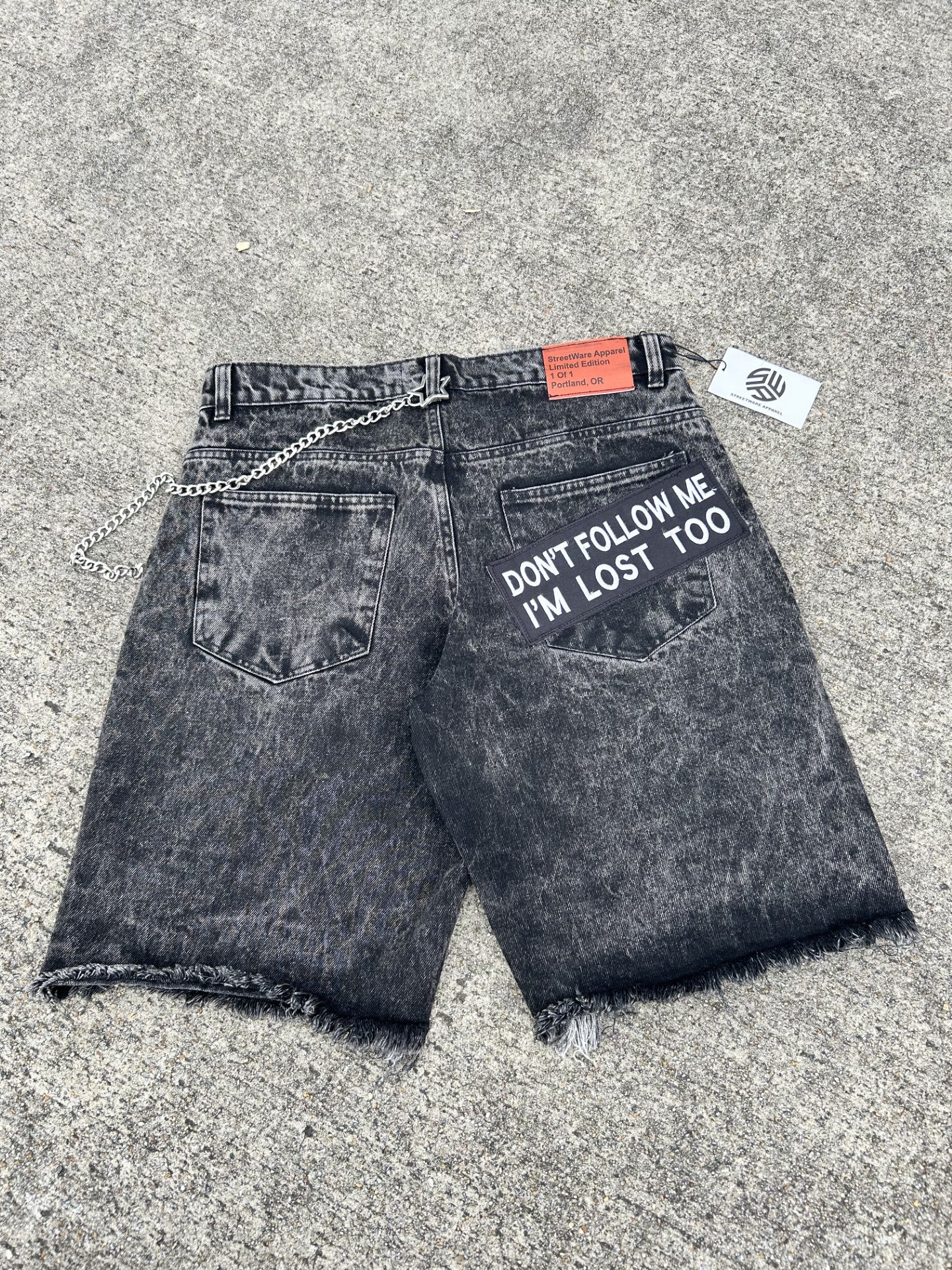 The World Is Yours Denim Shorts