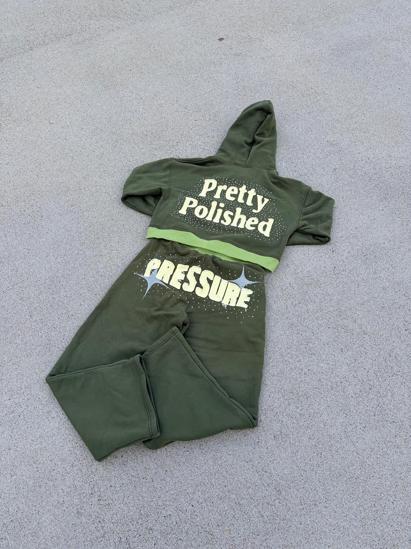Pressure Makes Diamonds Women's Cropped Set