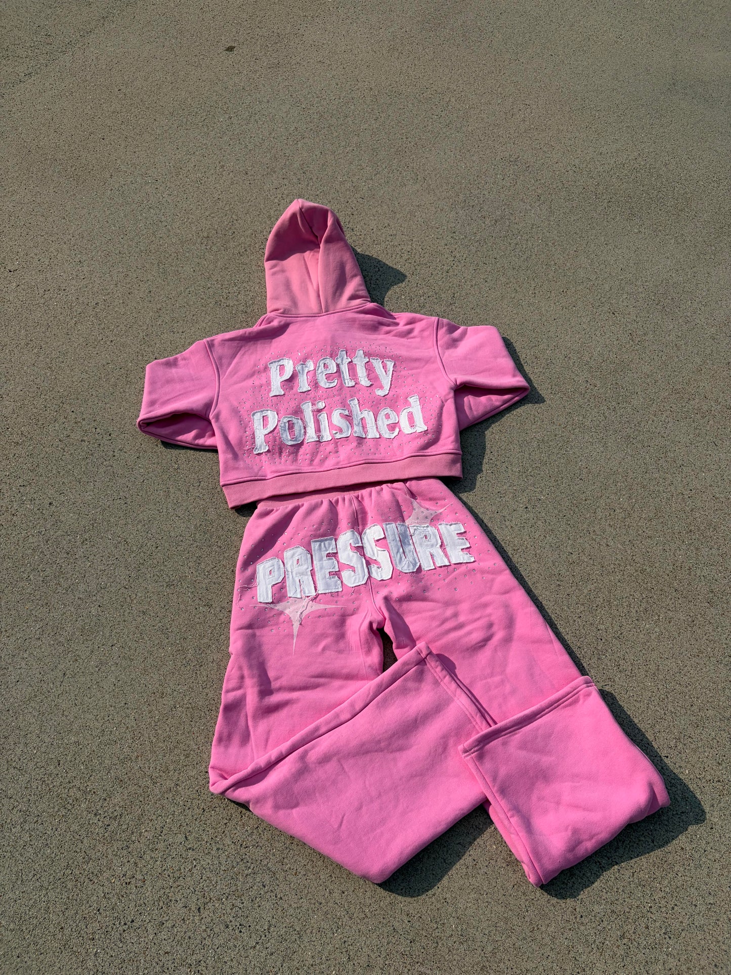 Pressure Makes Diamonds Women Cropped Sets